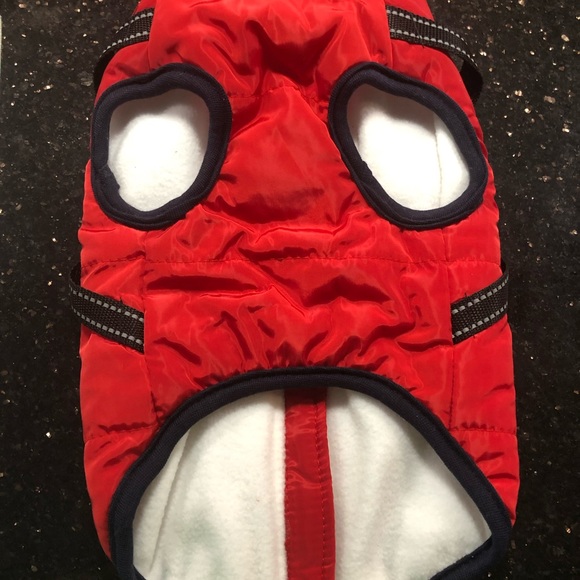 Winter Jacket for small breed Dog in Red - Picture 3 of 5